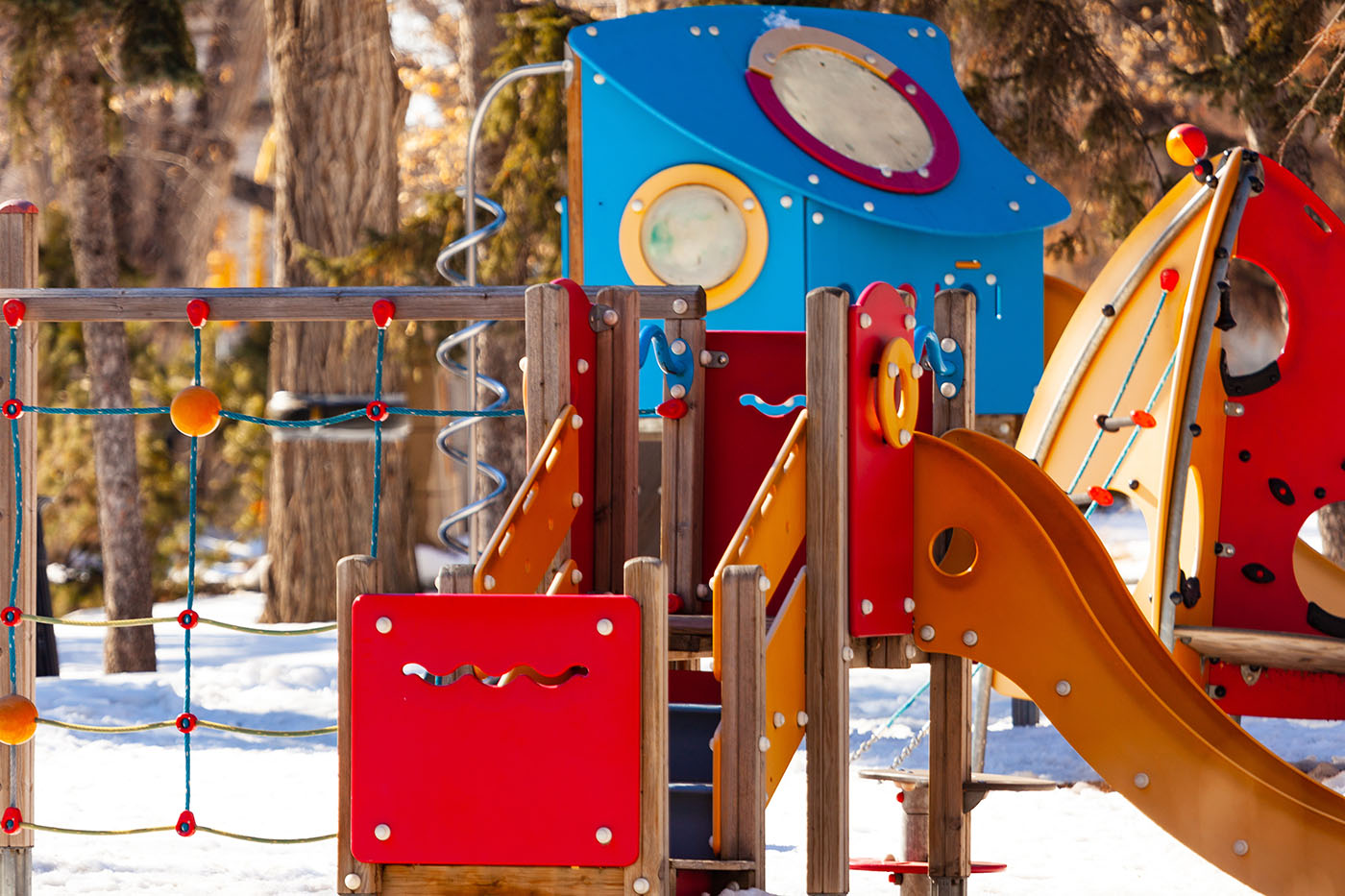 Playground representing childhood emotions